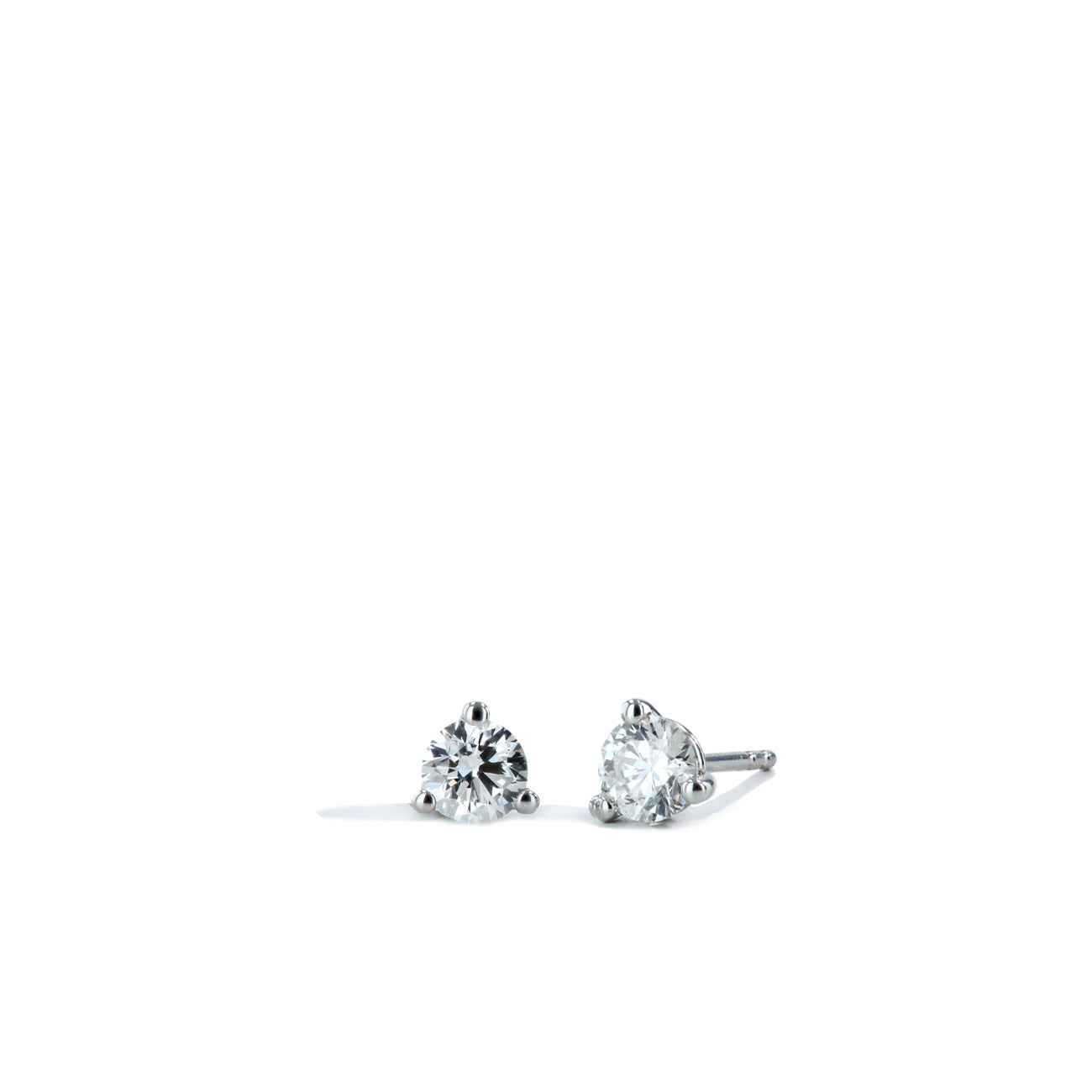 .50 Carat Single Source™ Natural Diamond Stud Earrings