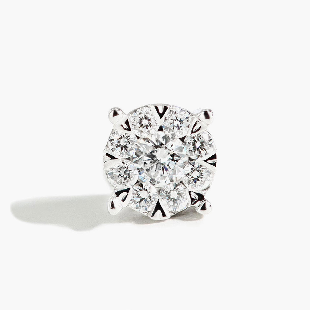 1.50 Carat Look Illusion Diamond Studs (.50ctw)