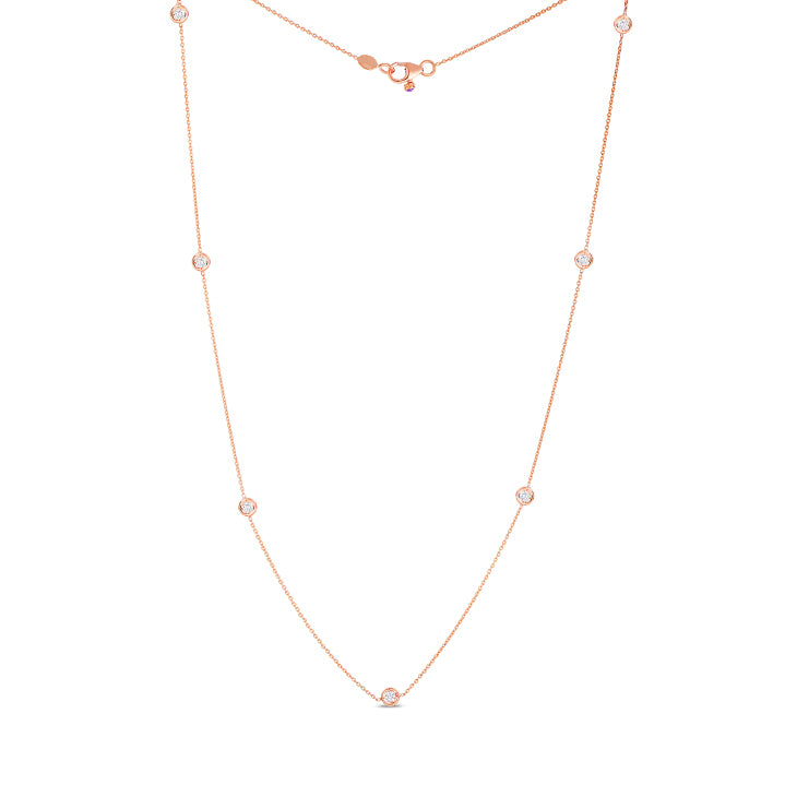 Roberto Coin Diamonds By The Inch Station Necklace - .35ctw