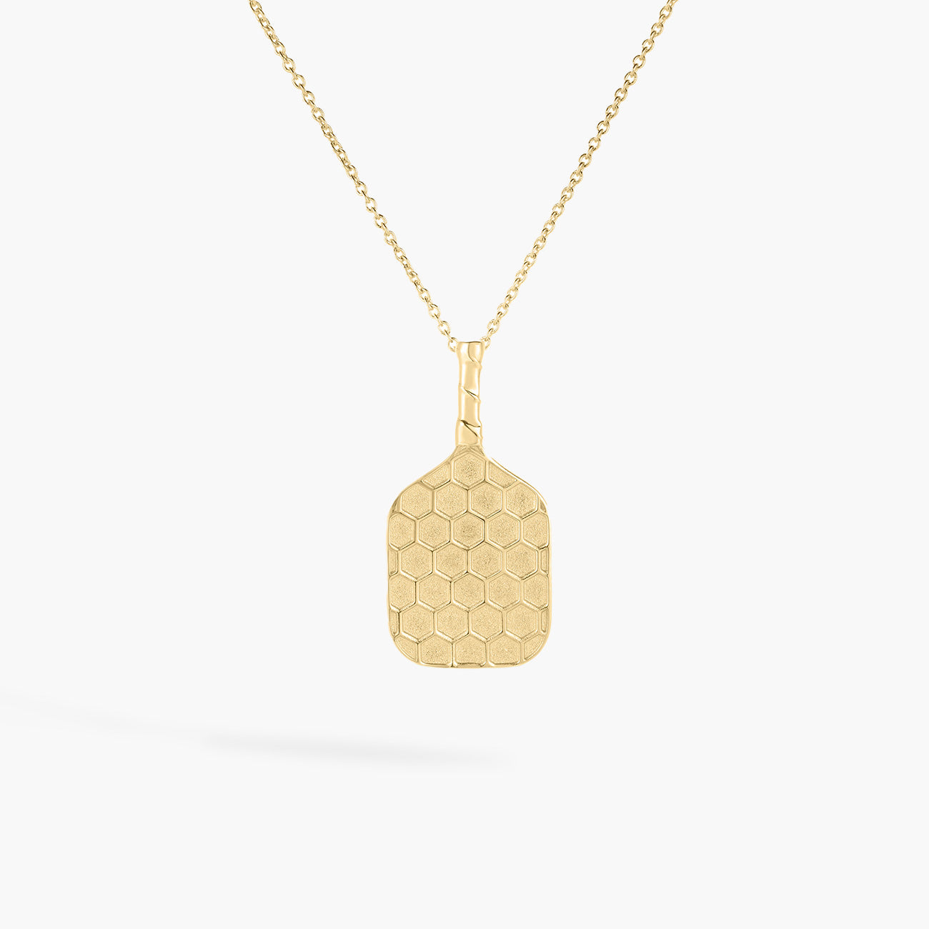 Roberto Coin Tiny Treasures Pickle Ball Necklace in 18K Yellow Gold