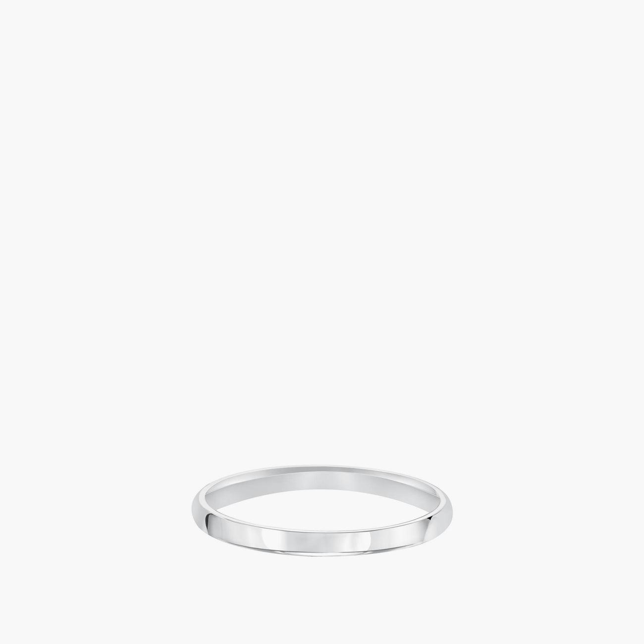 Classic Low Dome 2mm Wedding Band