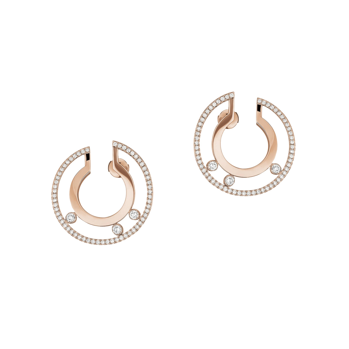 Messika Move Romane Small Diamond Hoop Earrings
