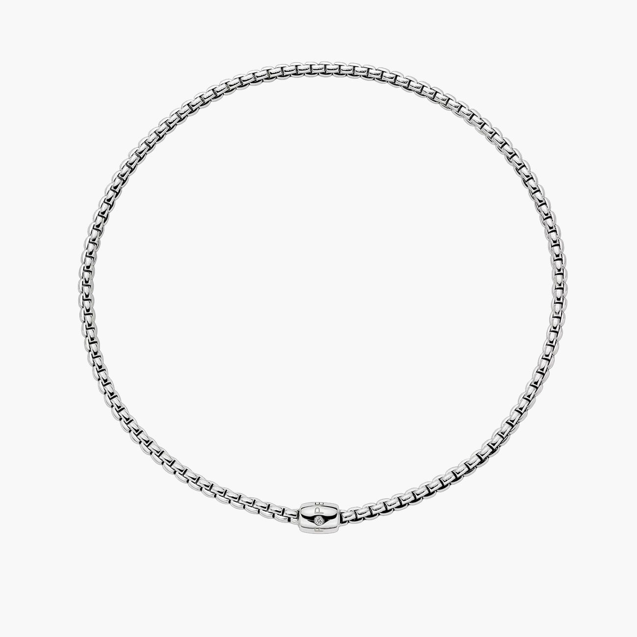 Fope EKA Flex'it 18K White Gold Necklace