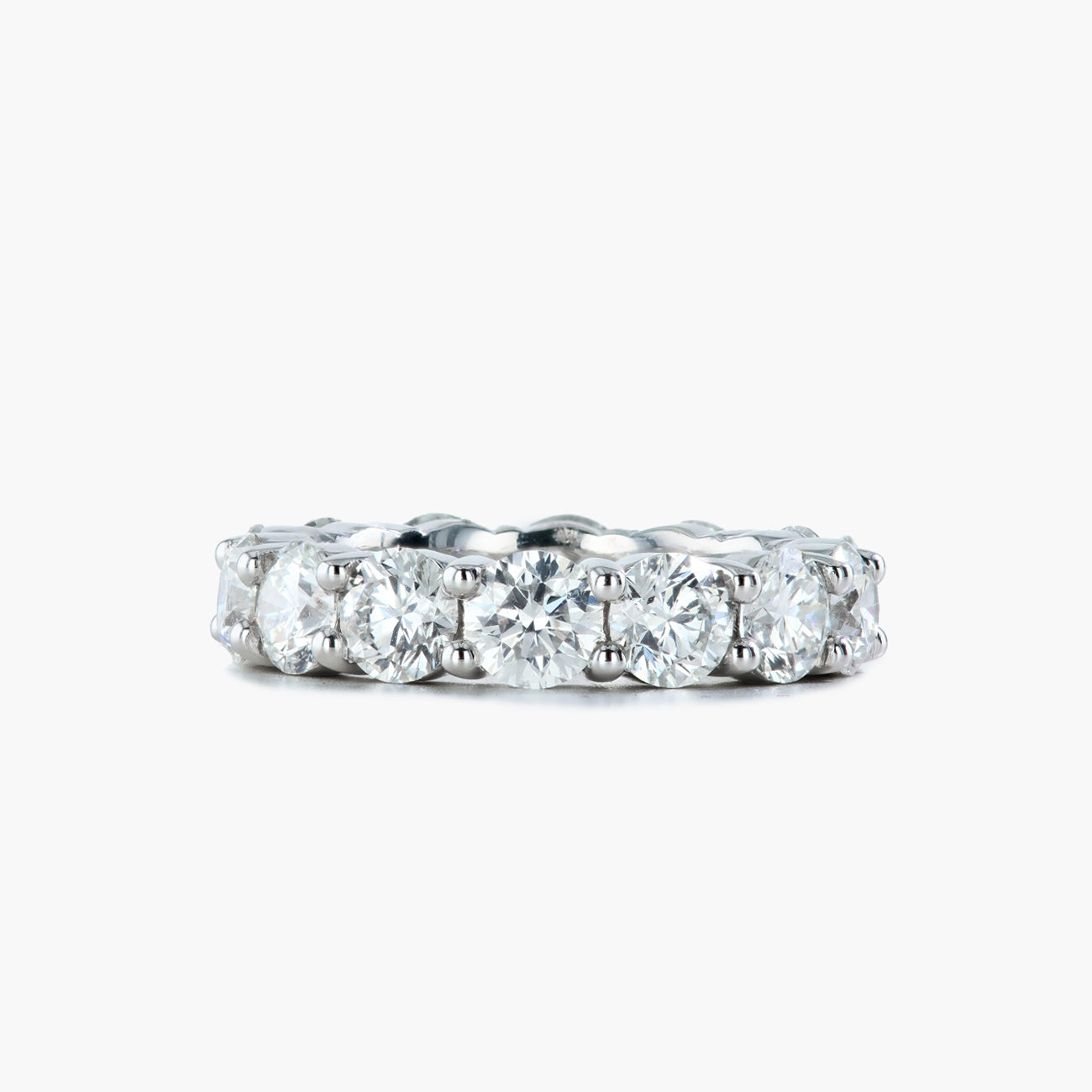 5 Carat Diamond Shared Prong Eternity Ring