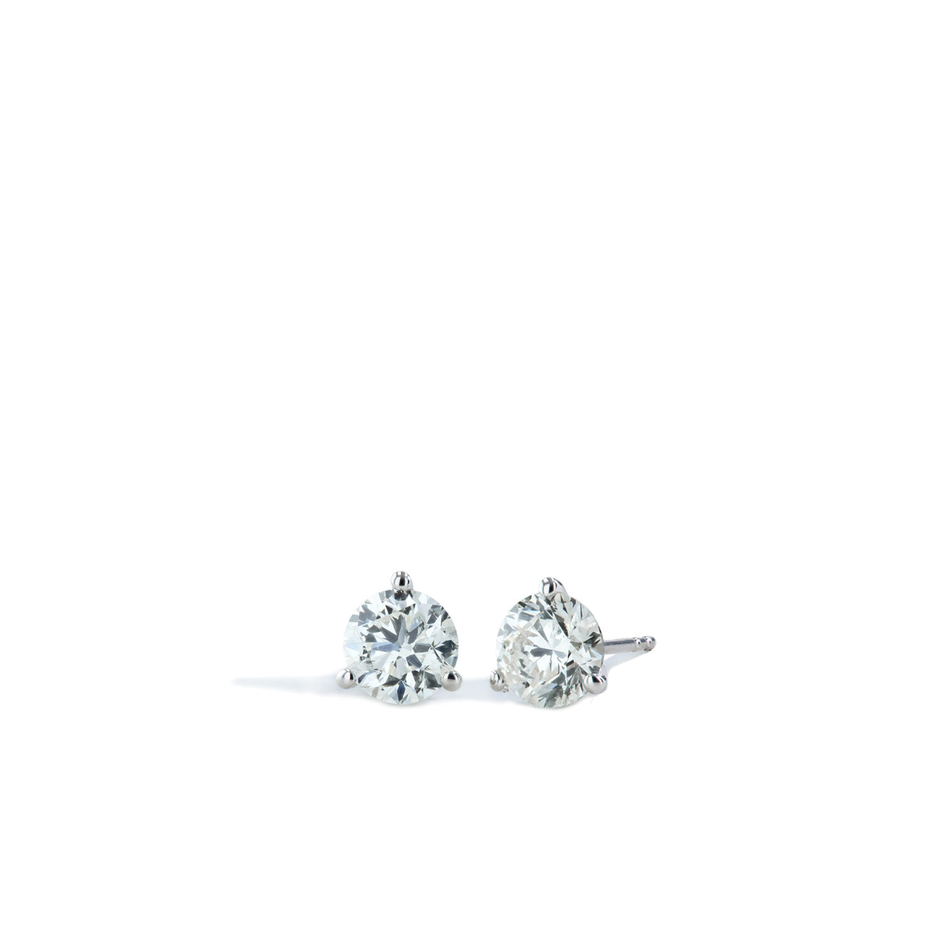 1.50 Carat Single Source™ Natural Diamond Stud Earrings