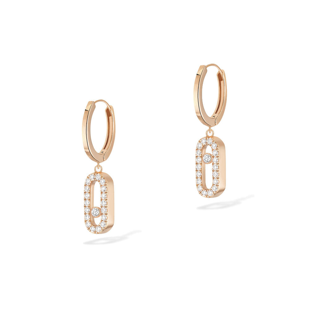 Messika Move Uno Pave Diamond Hoops