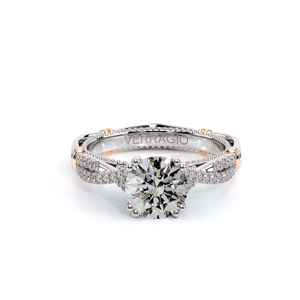 Verragio Parsian Pave Twist Shank Engagement Setting