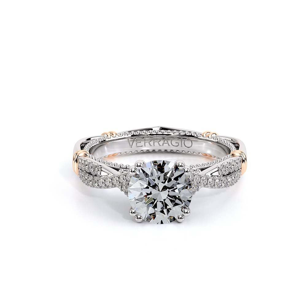 Verragio Parsian Pave Twist Shank Engagement Setting