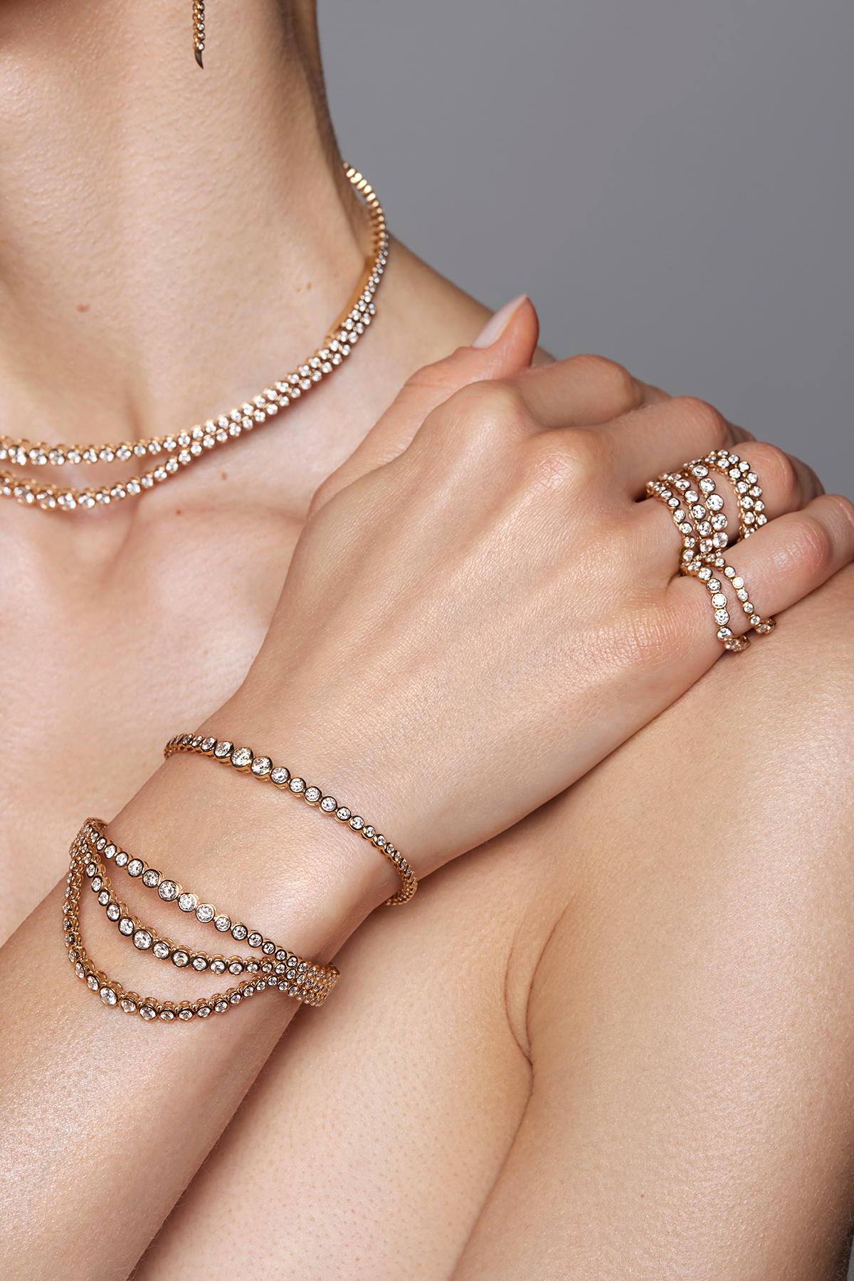 ONDYN Skinny Capri Diamond Ring