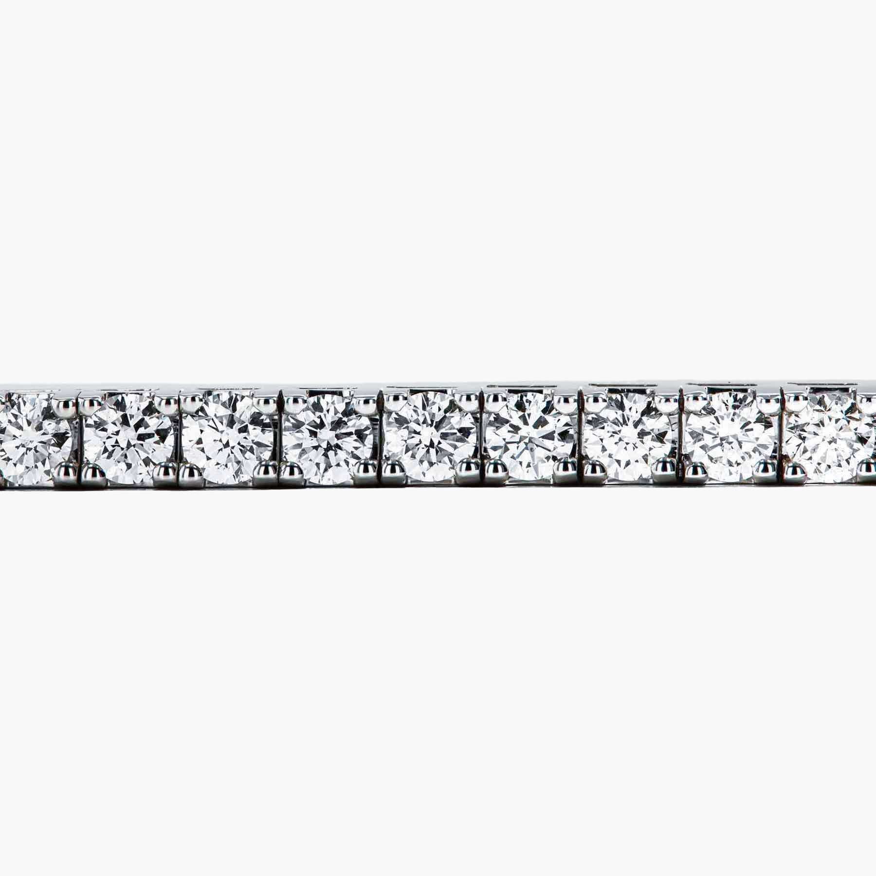 10 Carat Diamond Tennis Bracelet in 14k White Gold