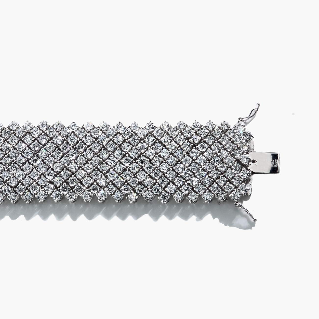 34 Carat 11 Row Diamond Bracelet