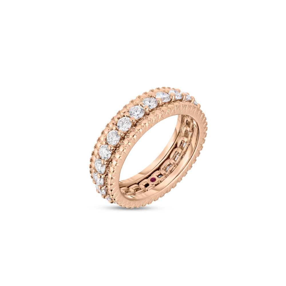 Roberto Coin Siena Single Row Diamond Ring