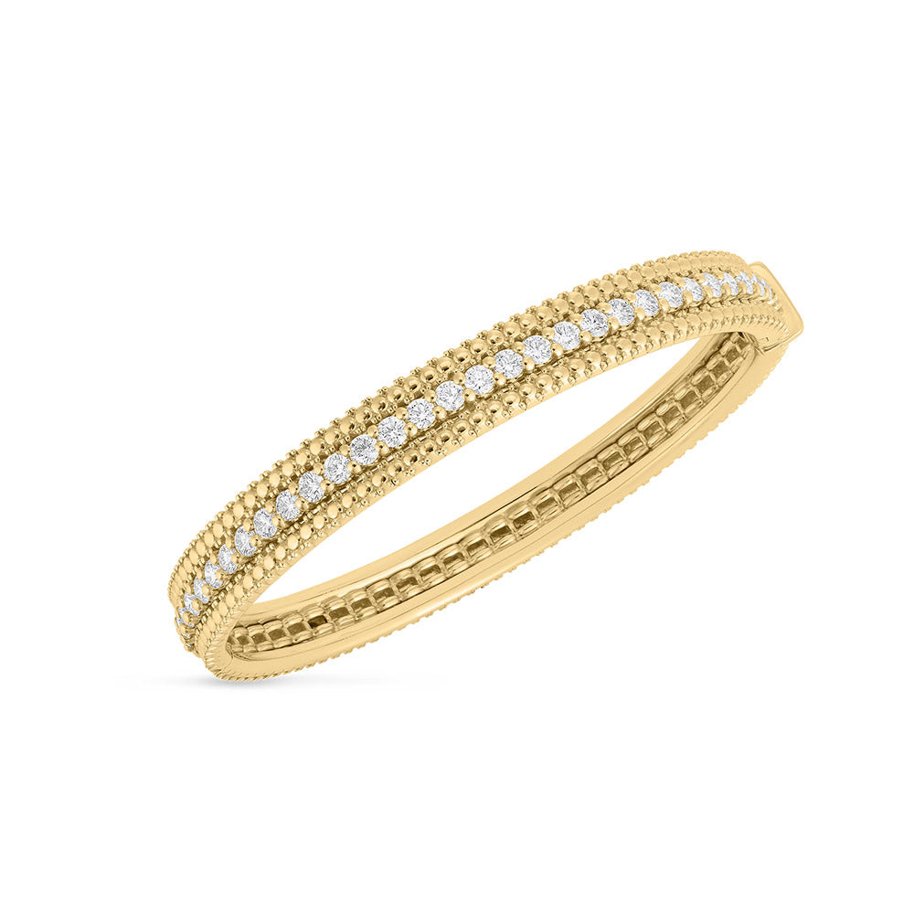 Roberto Coin Siena Single Row Diamond Bangle