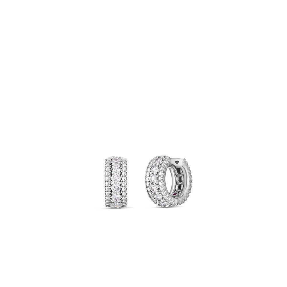 Roberto Coin Siena Diamond Huggie Hoop Earrings