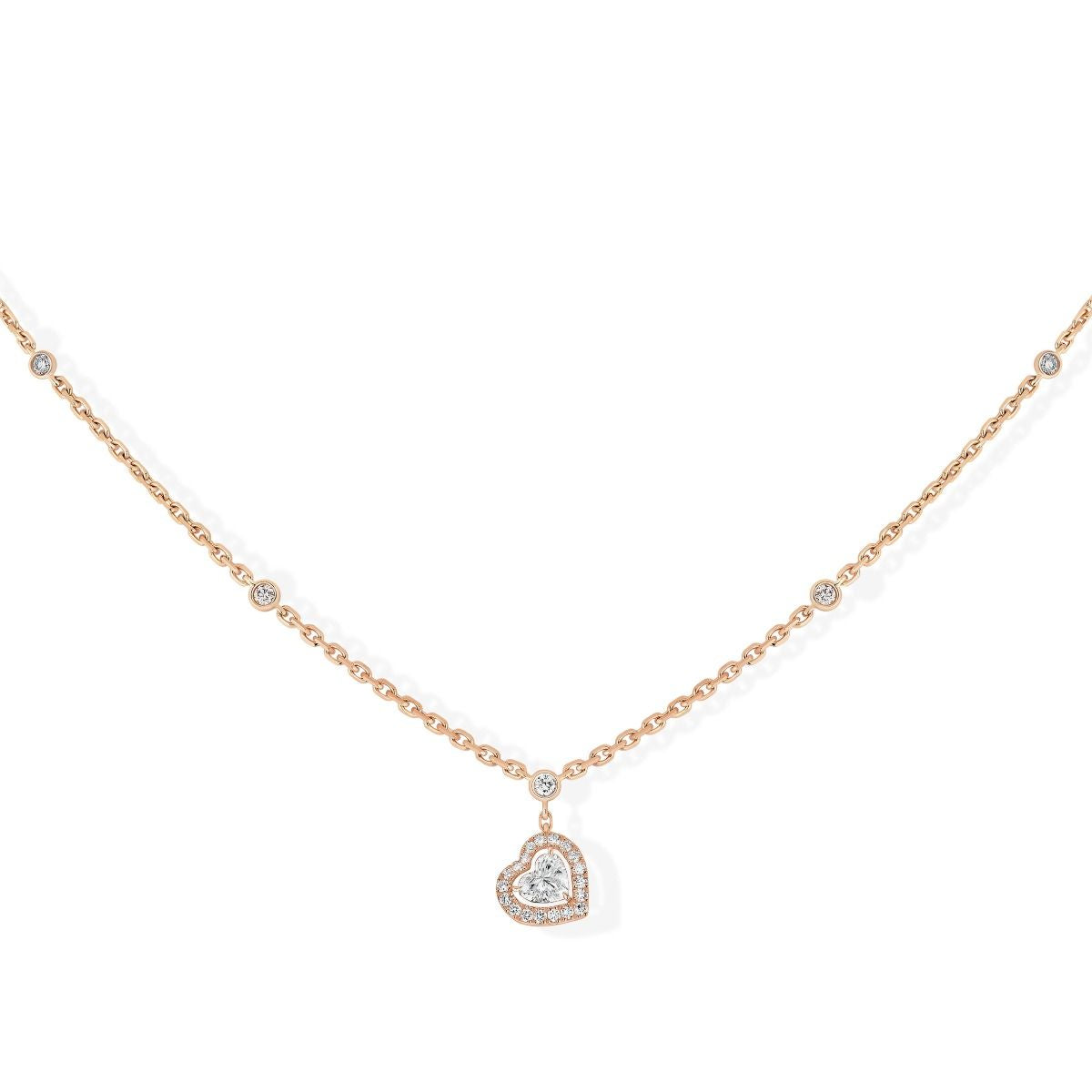 Messika Joy Coeur Diamond Heart Necklace