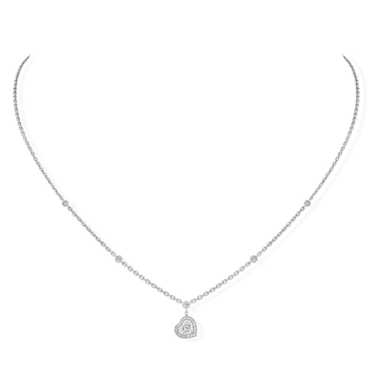 Messika Joy Coeur Diamond Heart Necklace