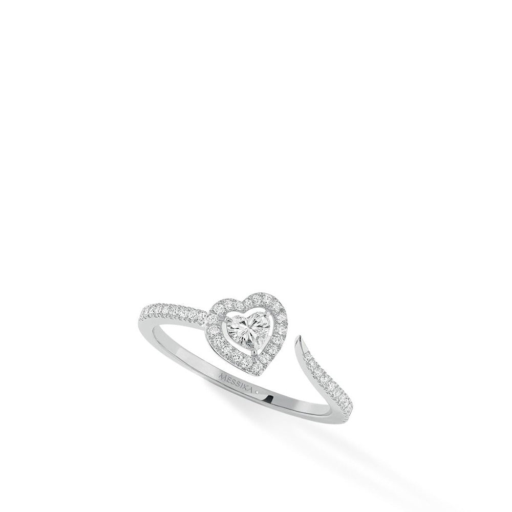Messika Joy Coeur Pavé Heart Open Ring