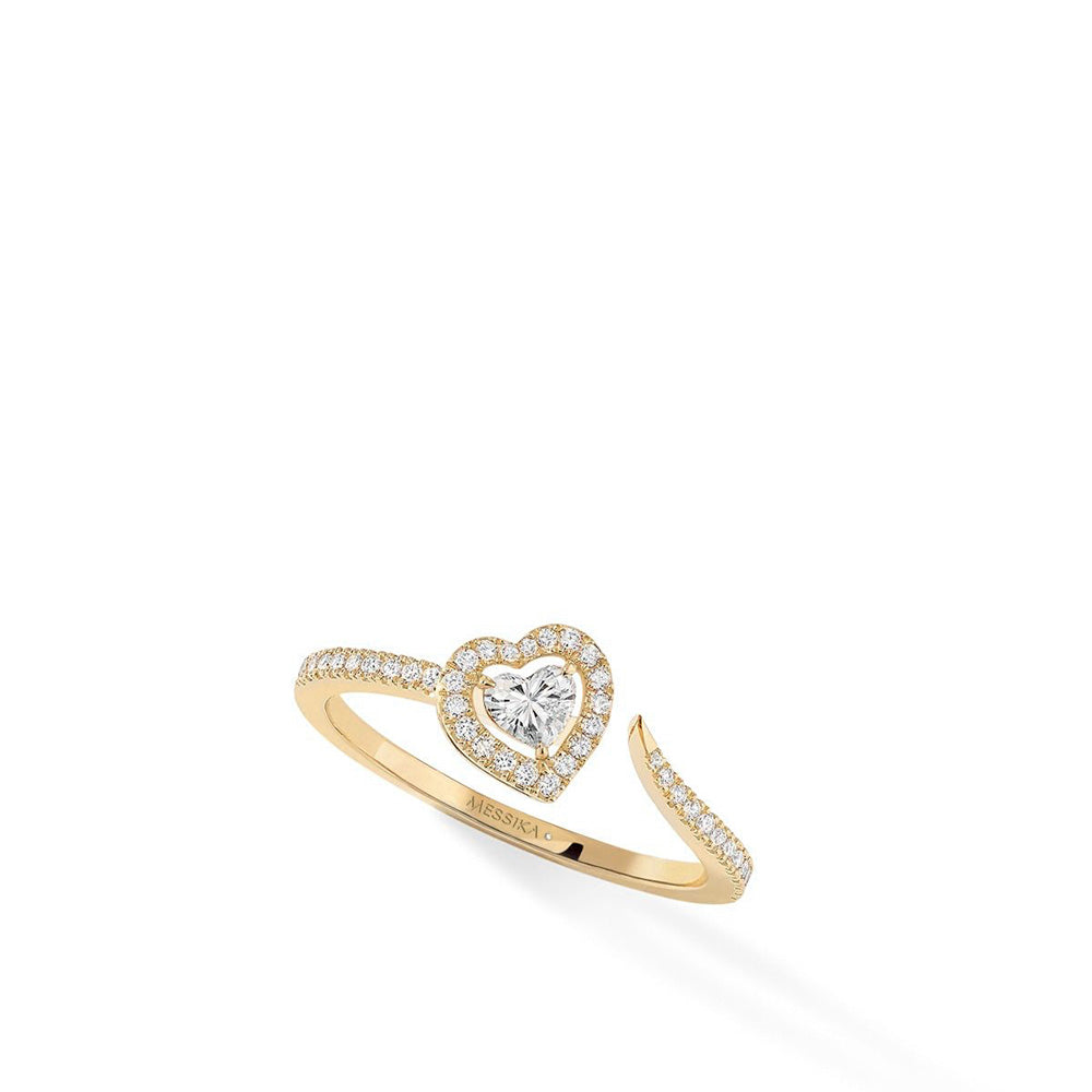 Messika Joy Coeur Pavé Heart Open Ring