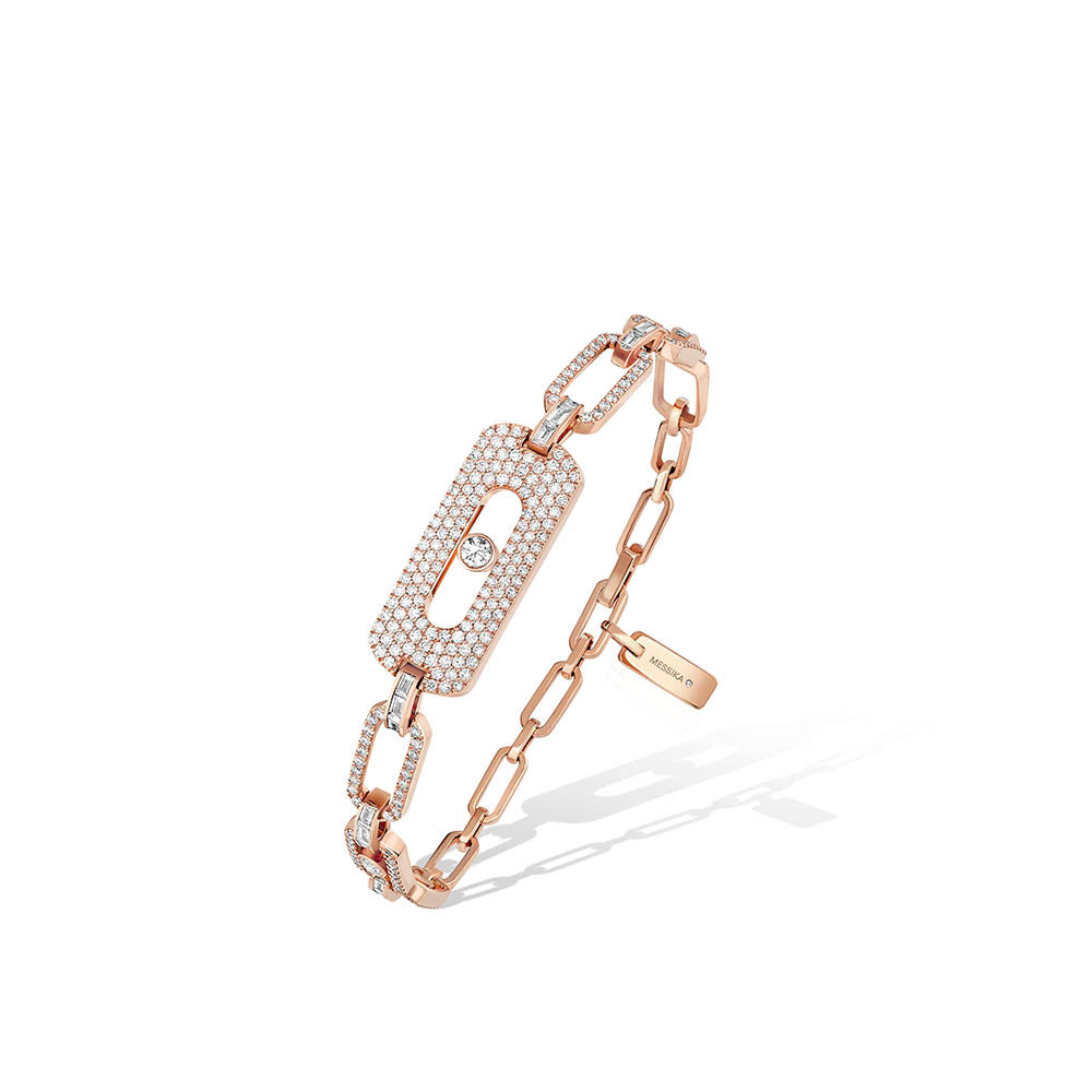 Messika My Move Pave Diamond Link Bracelet