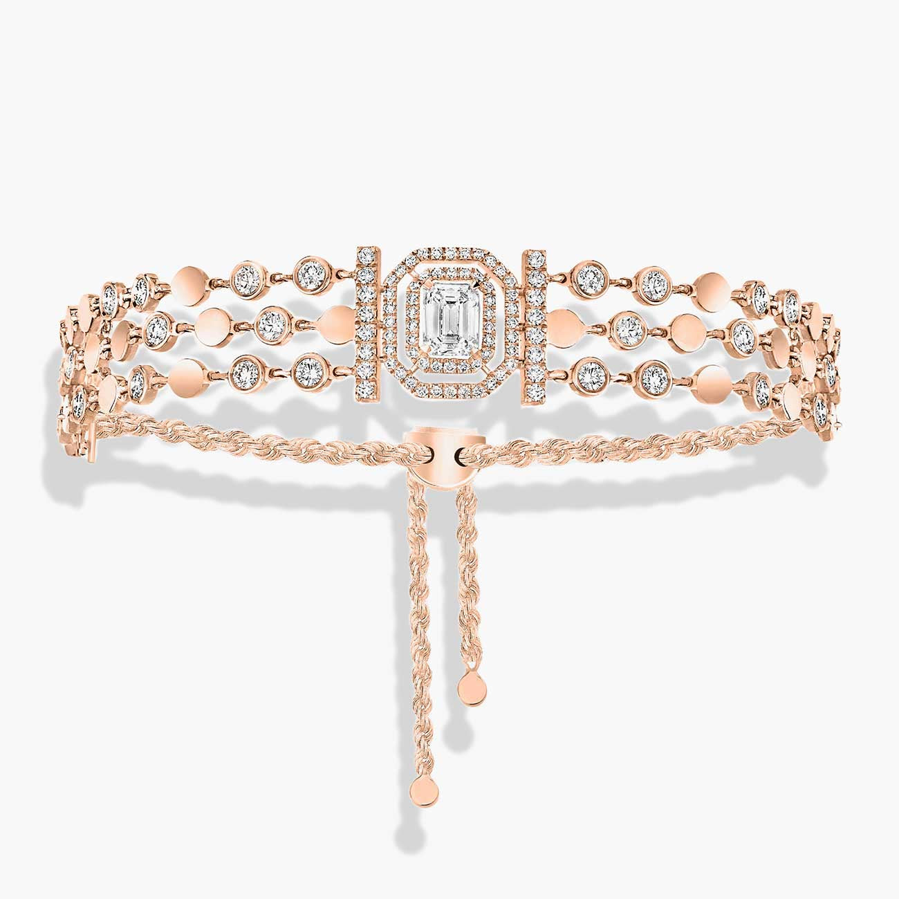 Messika D-Vibes Three Row Bracelet