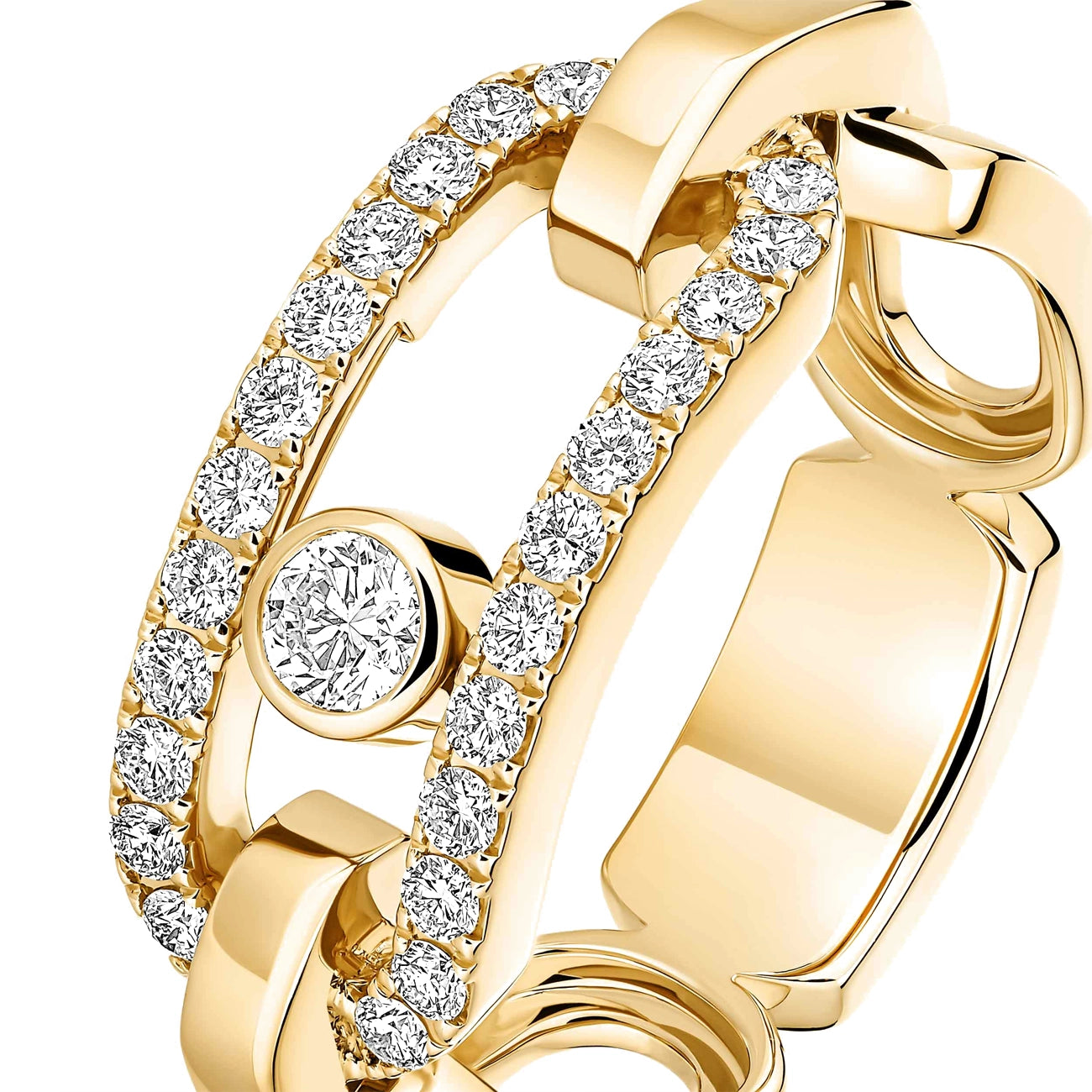Messika Move Link Diamond Ring