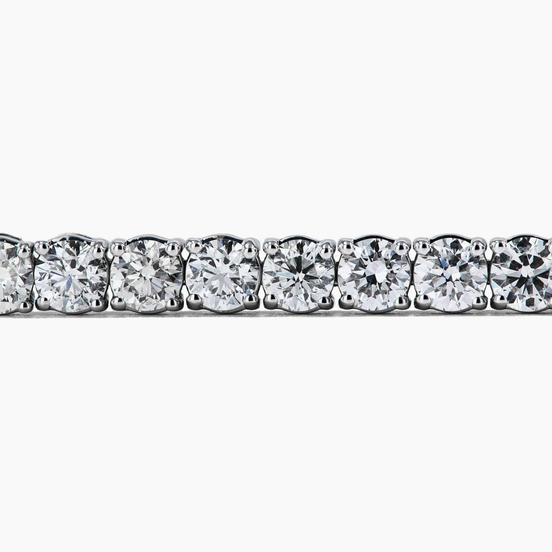 12 Carat Diamond Tennis Bracelet in 14k White Gold