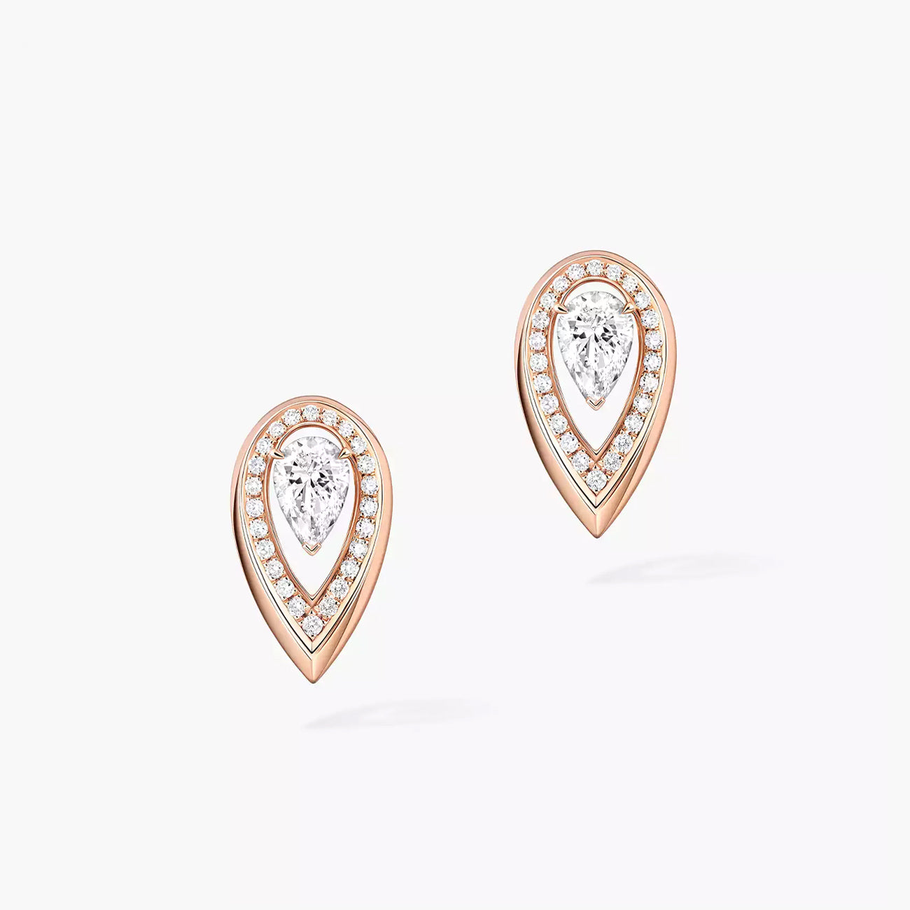 Messika Fiery Pear Diamond Earrings