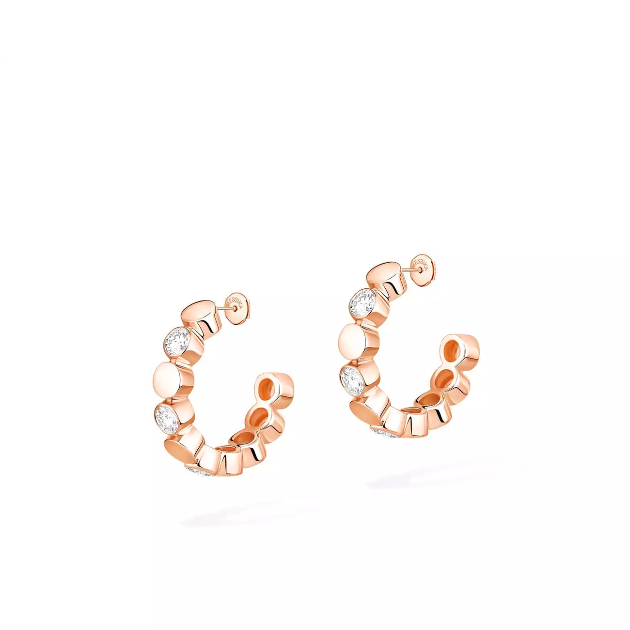 Messika D-Vibes Diamond Mini Hoop Earrings