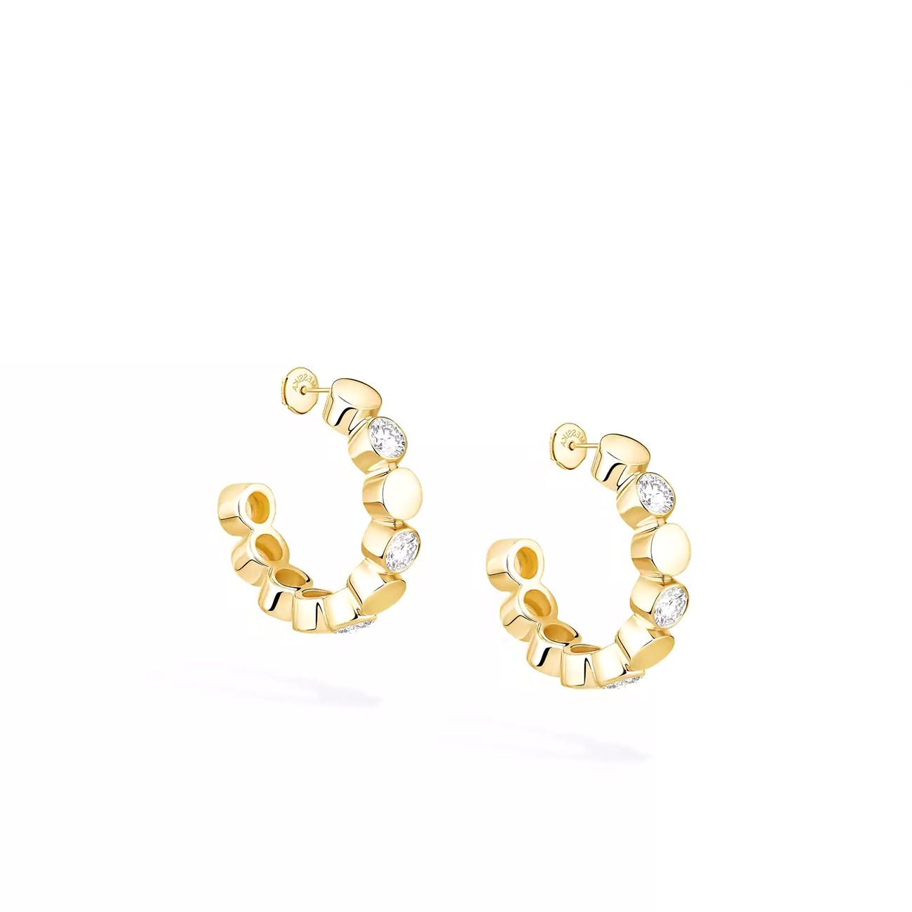 Messika D-Vibes Diamond Mini Hoop Earrings