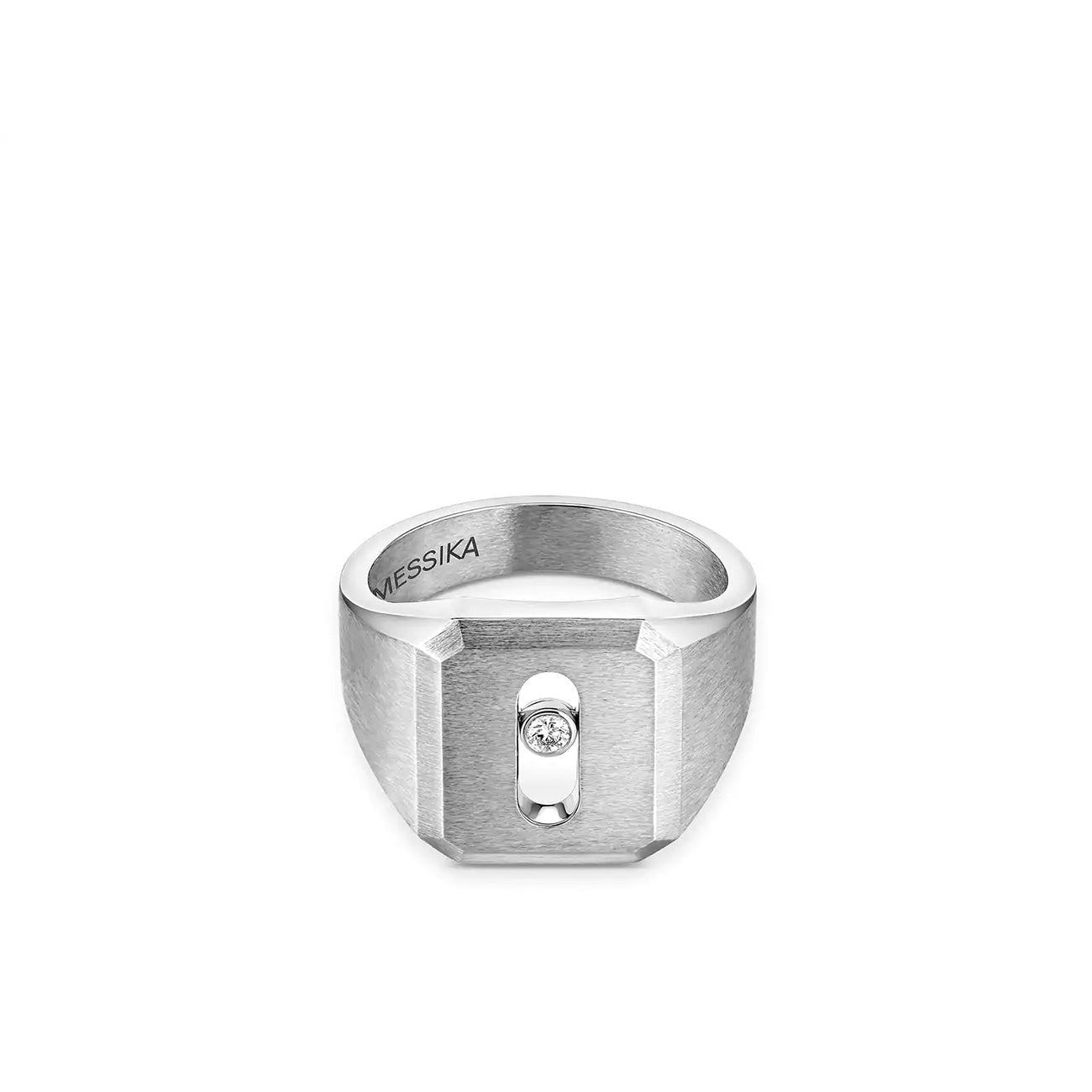 Messika Move Natural Titanium Signet Ring