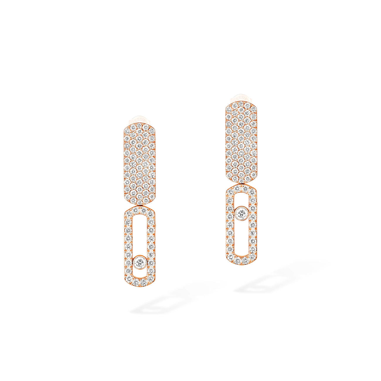 Messika Imperial Move Small Pave Diamond Earrings