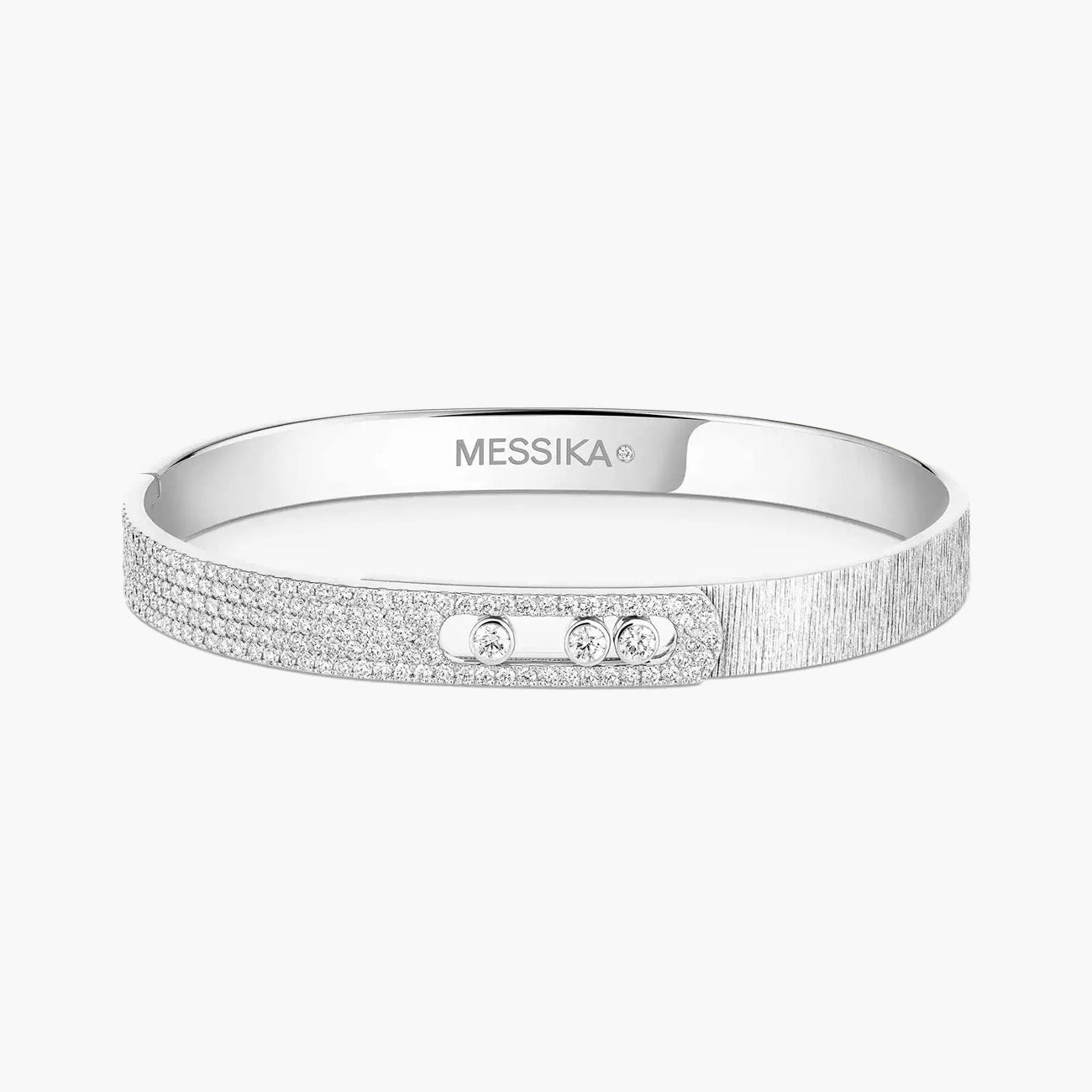 Messika Move Noa Cisele Semi-Pave Bangle