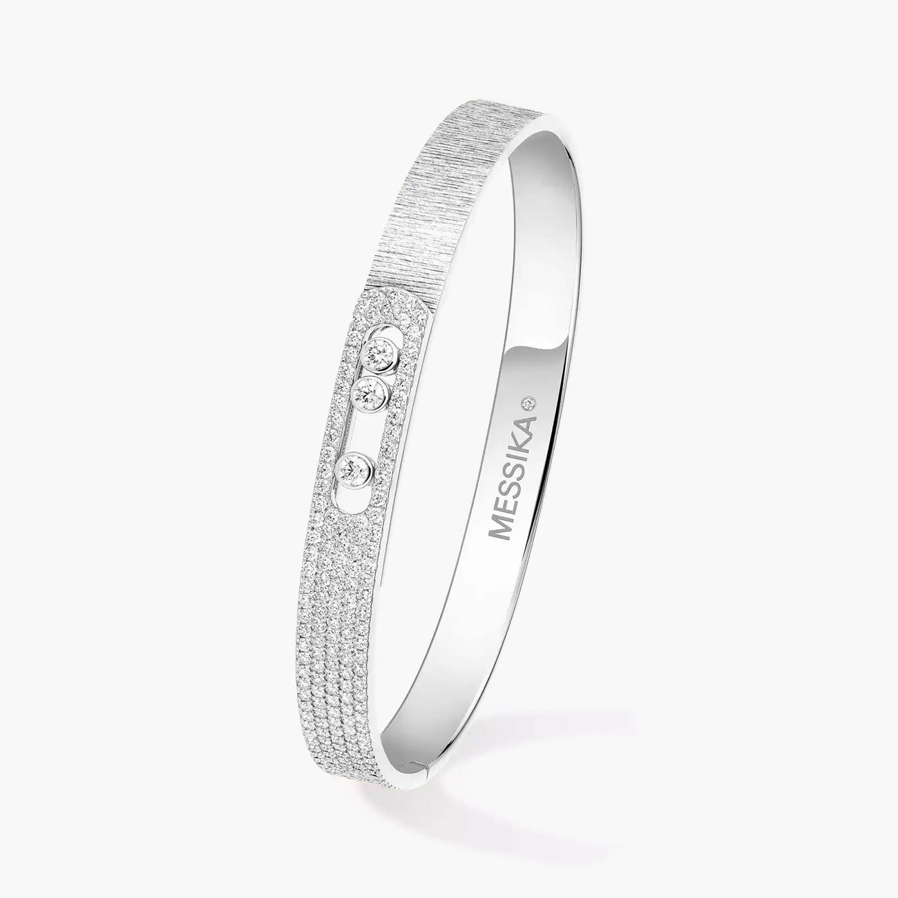 Messika Move Noa Cisele Semi-Pave Bangle