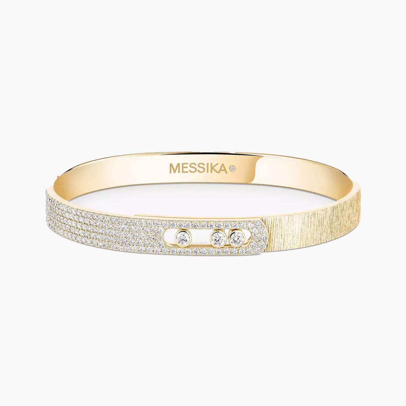 Messika Move Noa Cisele Semi-Pave Bangle