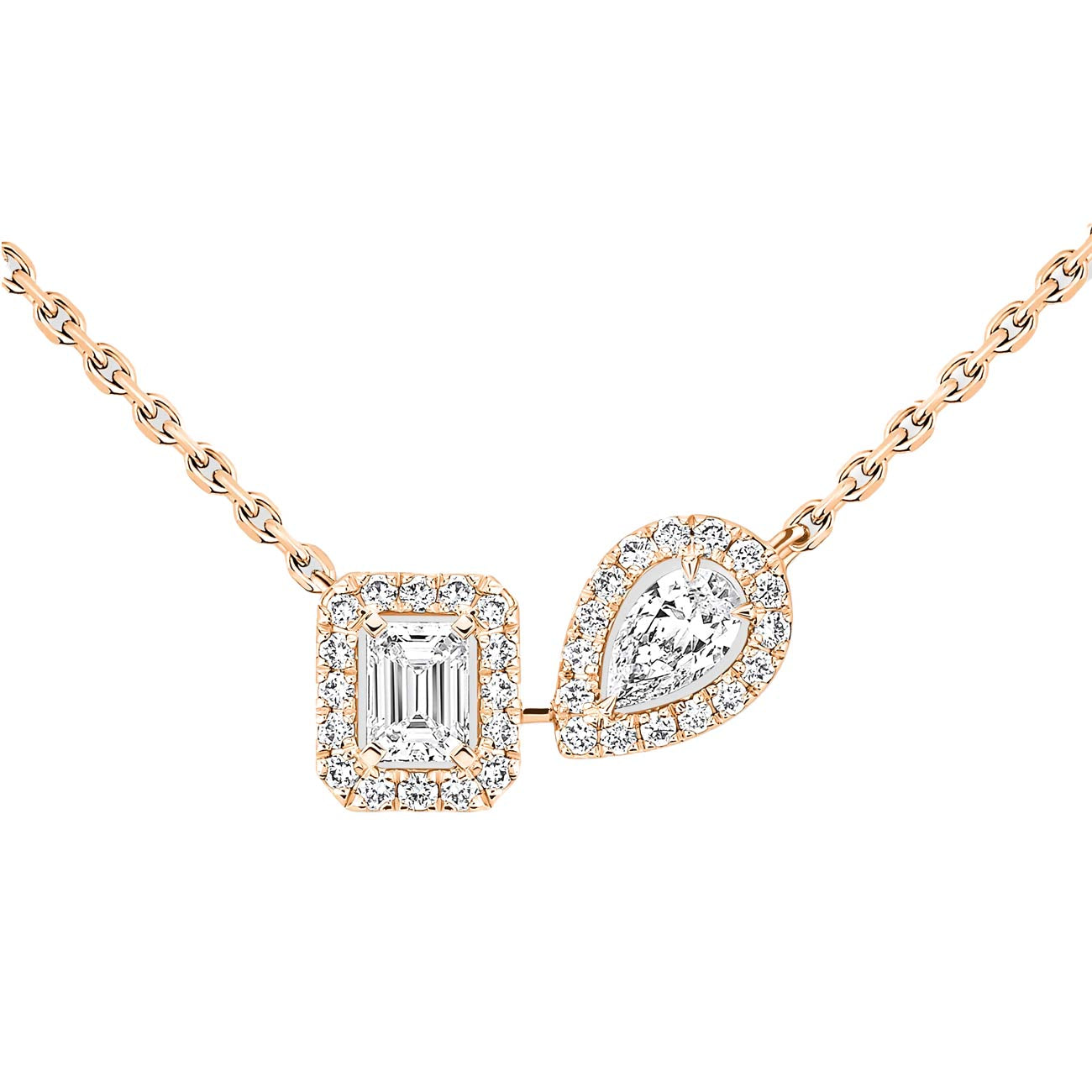 Messika My Twin Toi & Moi Diamond Necklace