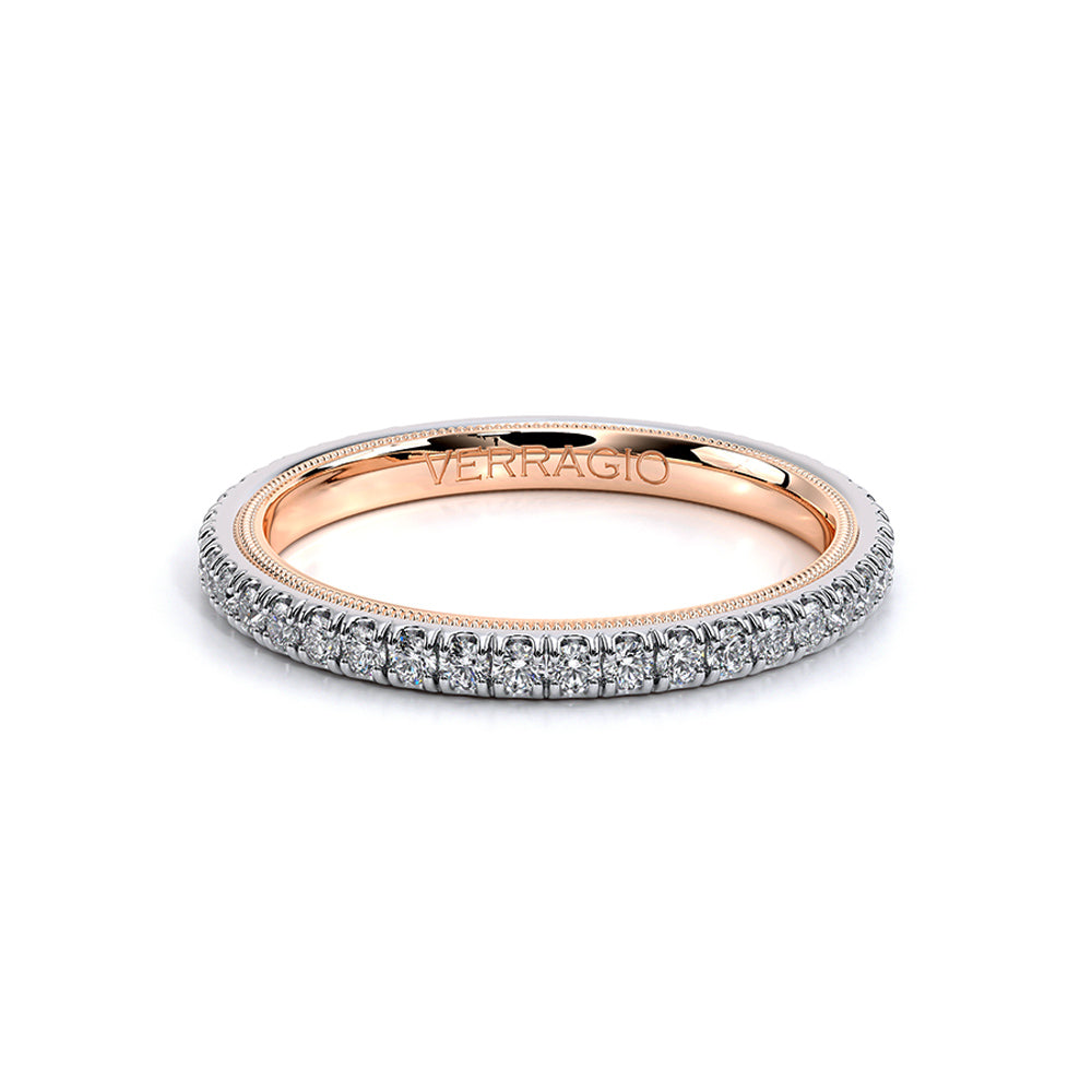 Verragio Tradition Two Tone Gold & Diamond Wedding Band
