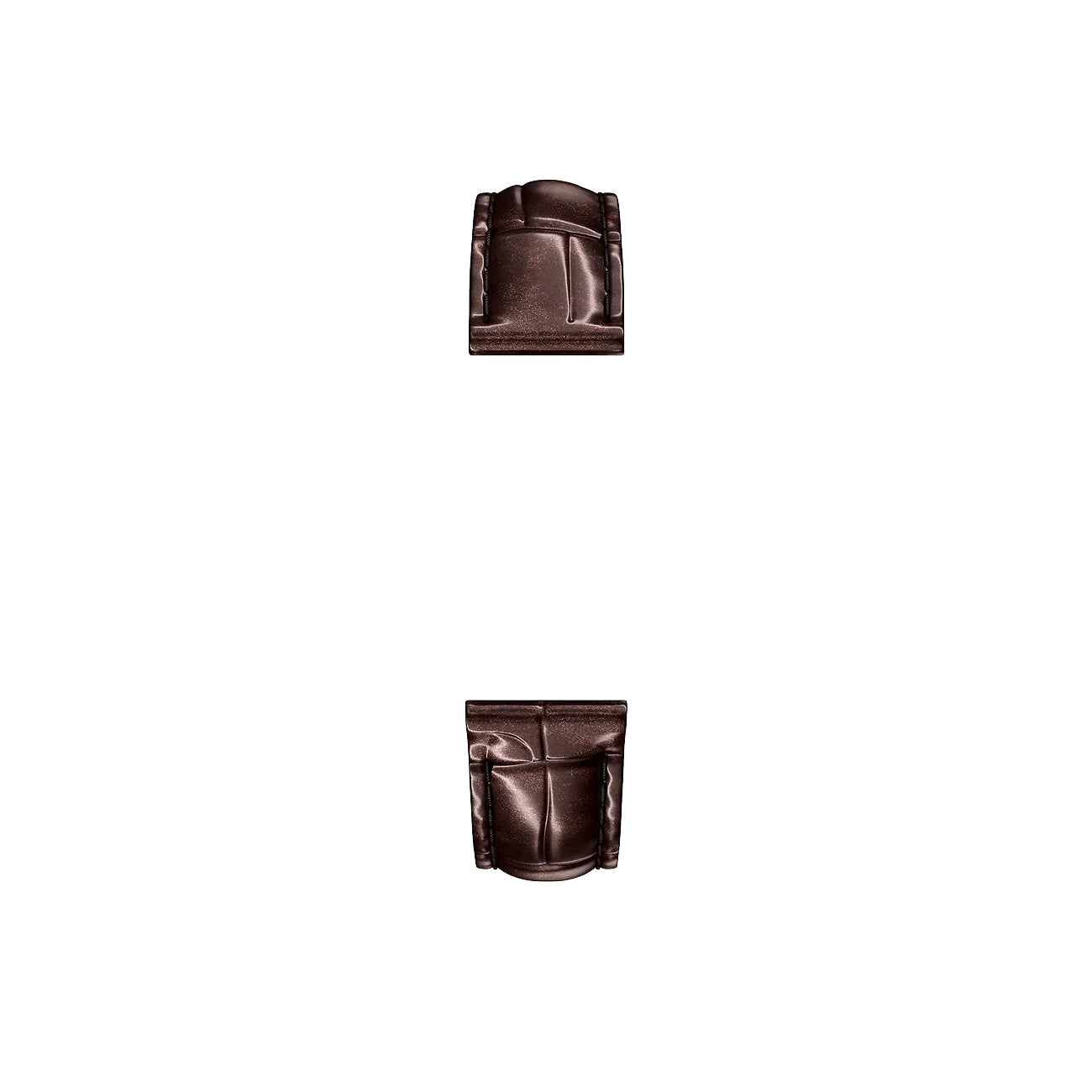 Michele 16mm Glossy Brown Crocodile Watch Strap