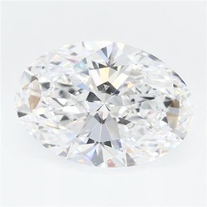 Diamond Lab Grown Oval 3.09ct VVS2