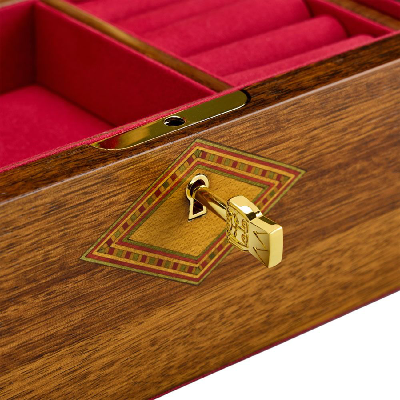 WOLF Nutcracker Ballet Musical Jewelry Box in Walnut Wood