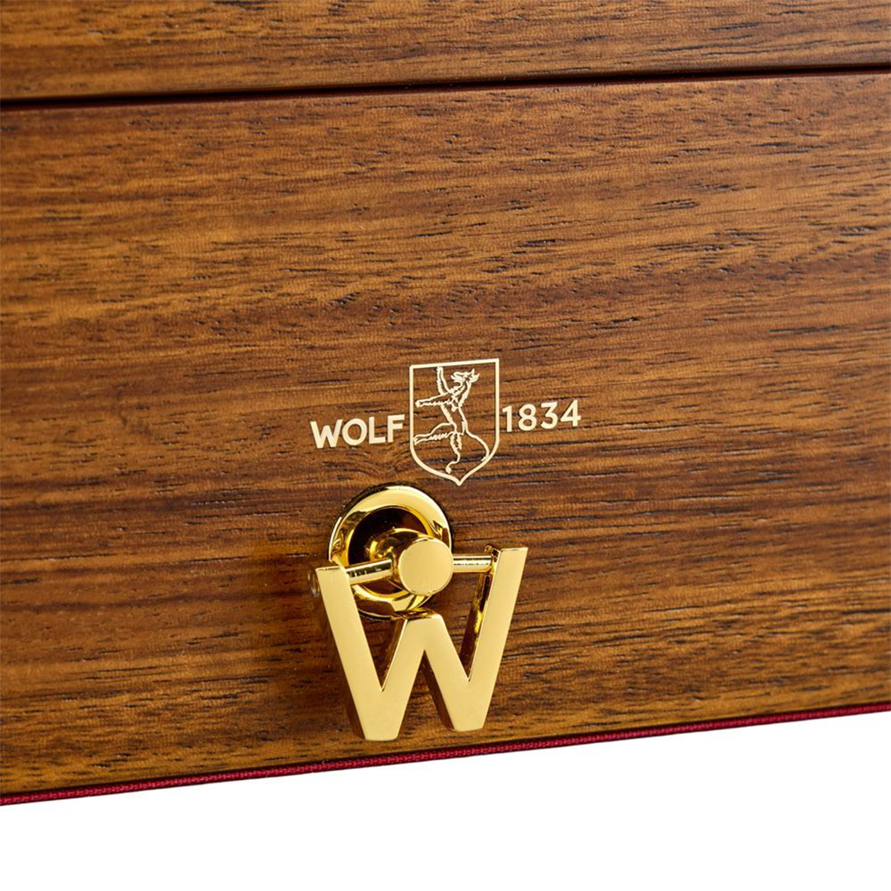 WOLF Nutcracker Ballet Musical Jewelry Box in Walnut Wood
