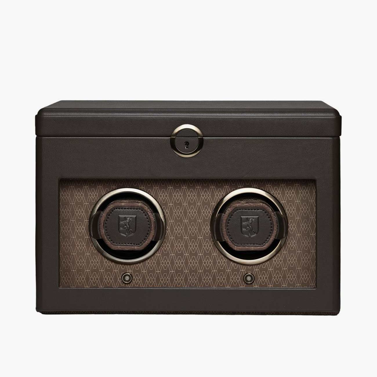 WOLF Earth Double Winder in Coffee