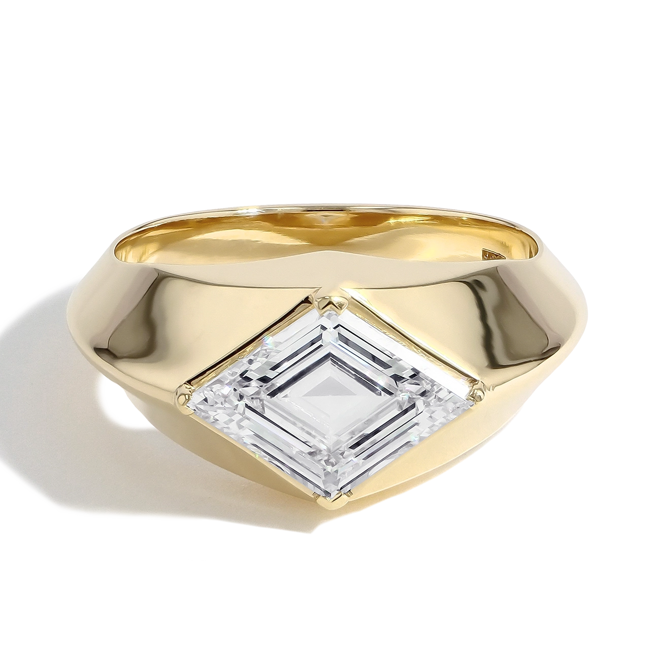 Lozeng Diamond Engagement Ring