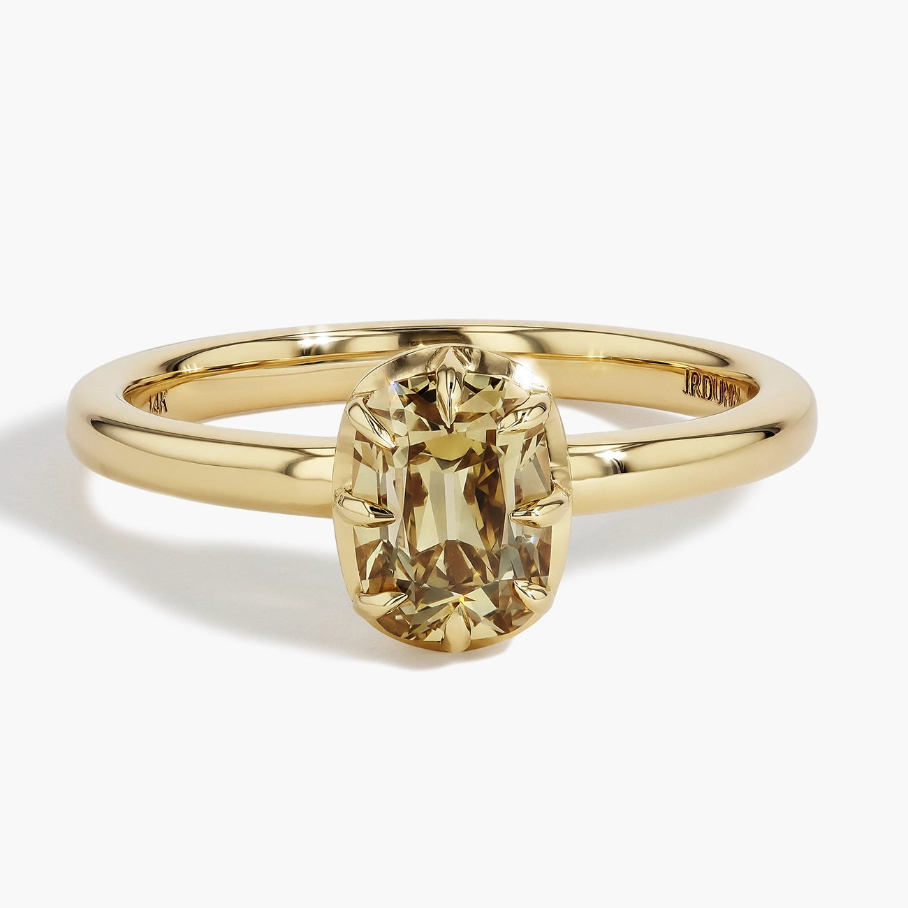 Desert Diamond Solitaire Engagement Ring