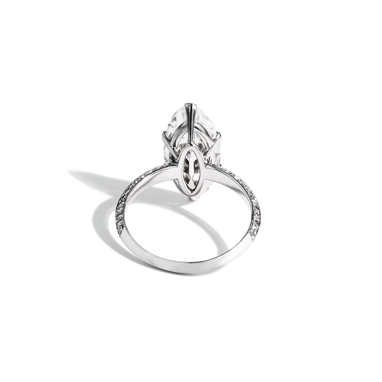 Antique Oval Diamond Engagement Ring
