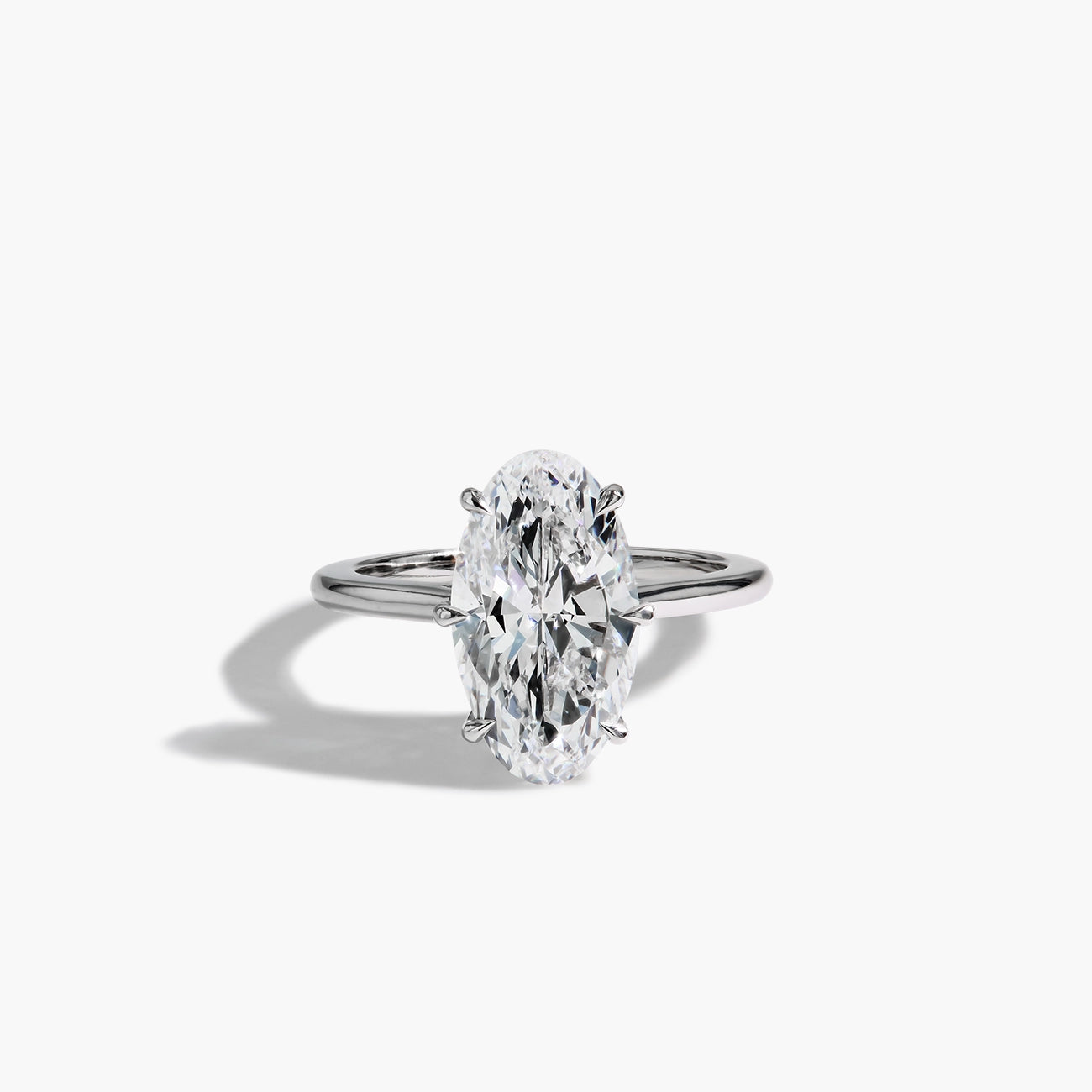 4 Carat Oval Solitaire Engagement Ring