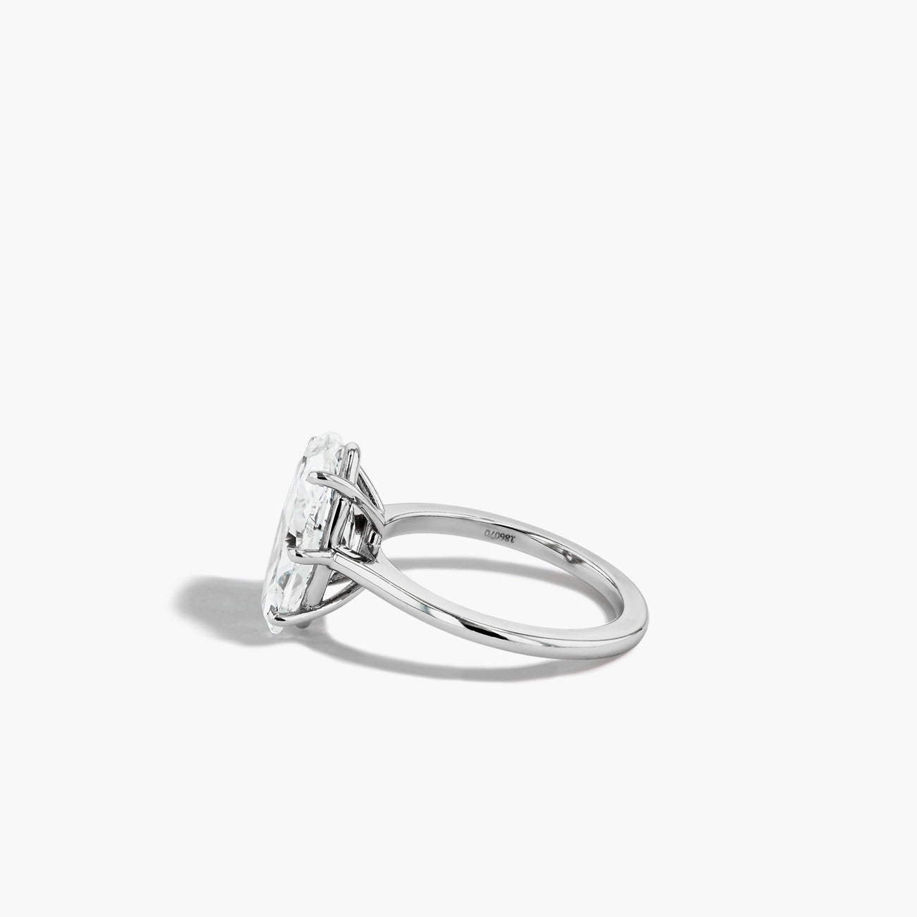 4 Carat Oval Solitaire Engagement Ring