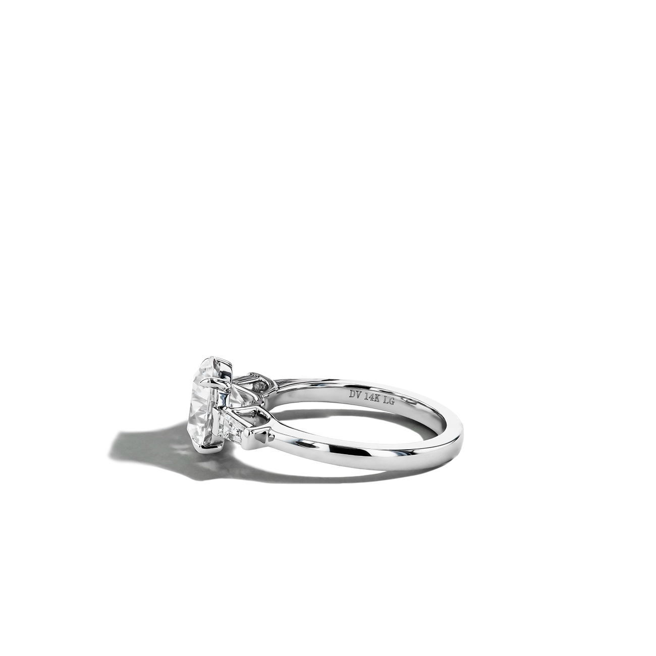 3 Carat Round Brilliant Lab Diamond Engagement Ring