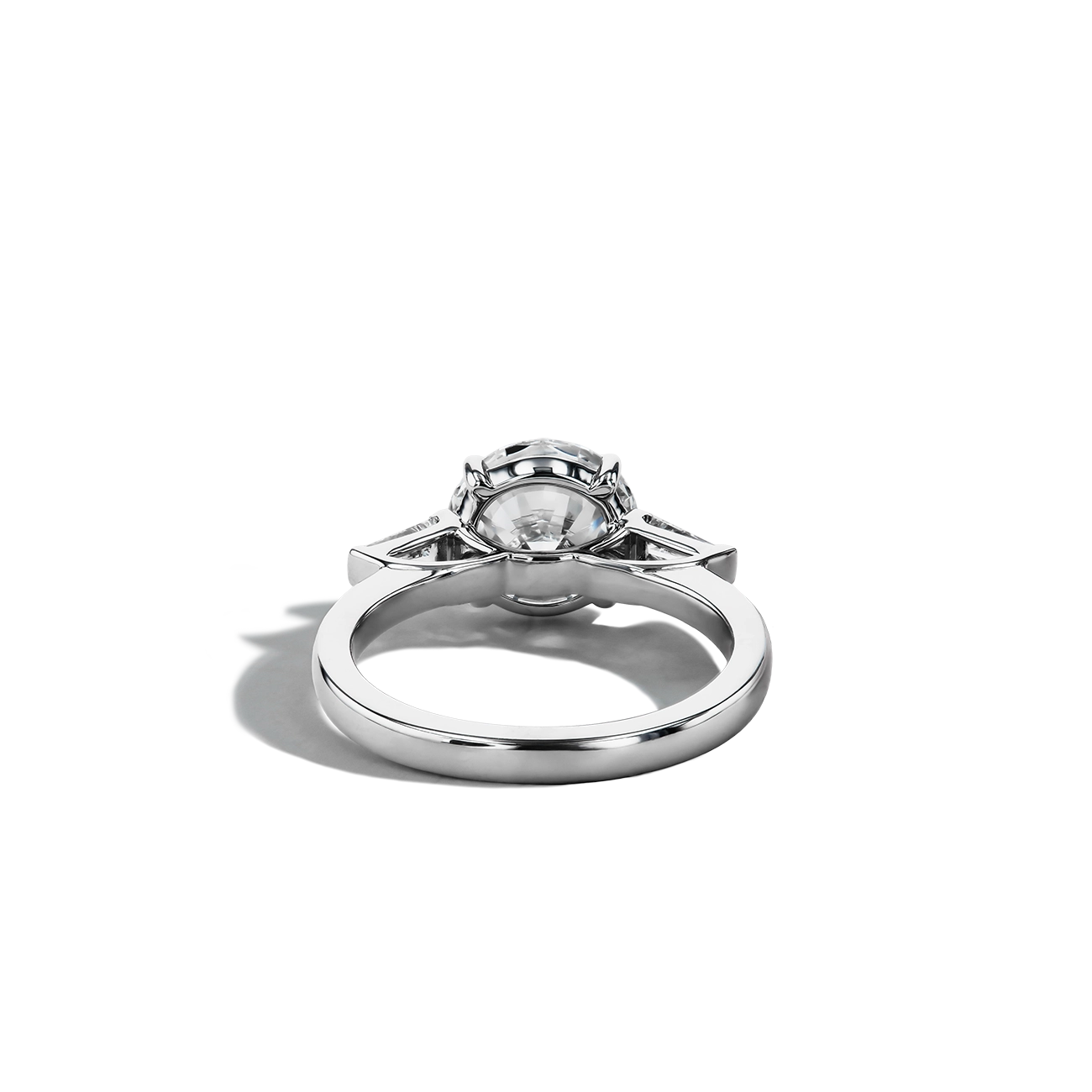 3 Carat Round Brilliant Lab Diamond Engagement Ring
