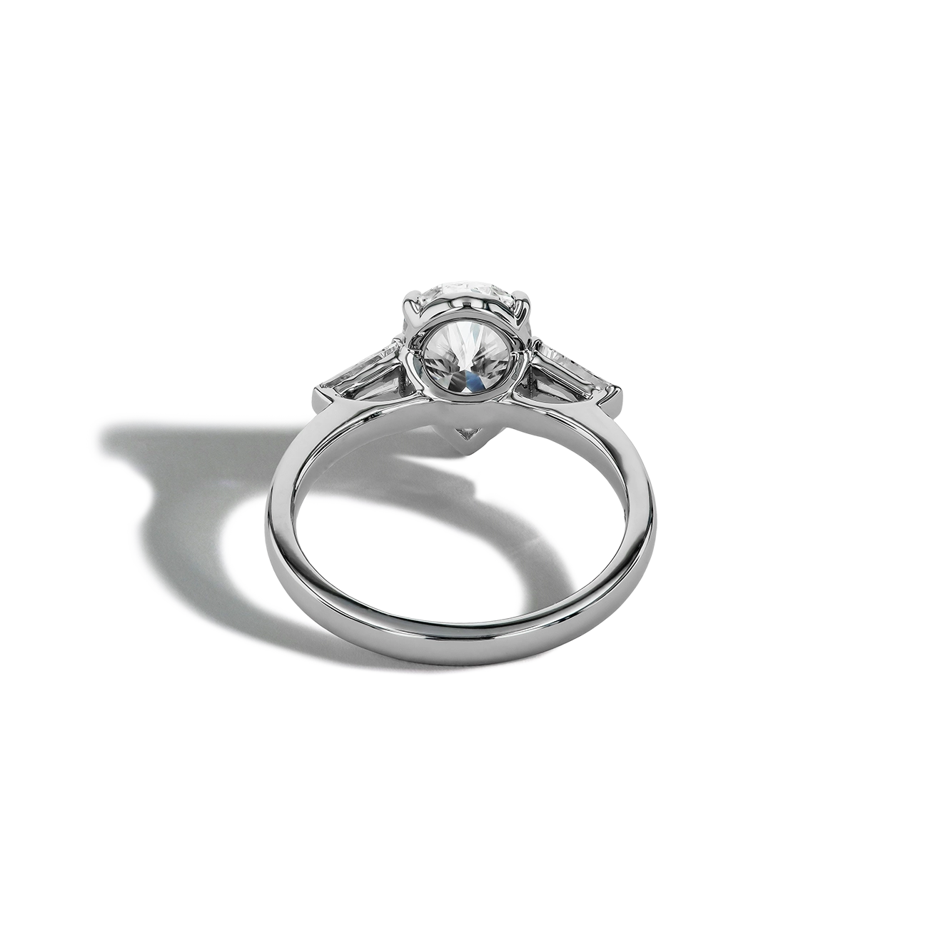 2 Carat Pear-Shaped Lab Diamond Engagement Ring