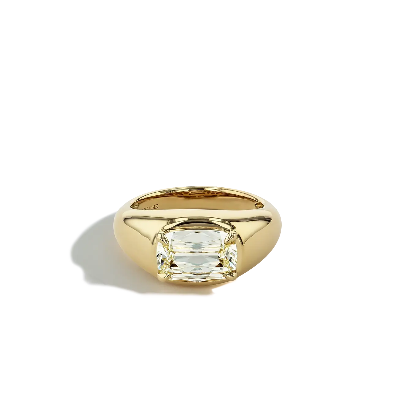 2 Carat Cushion-Cut Diamond Ring